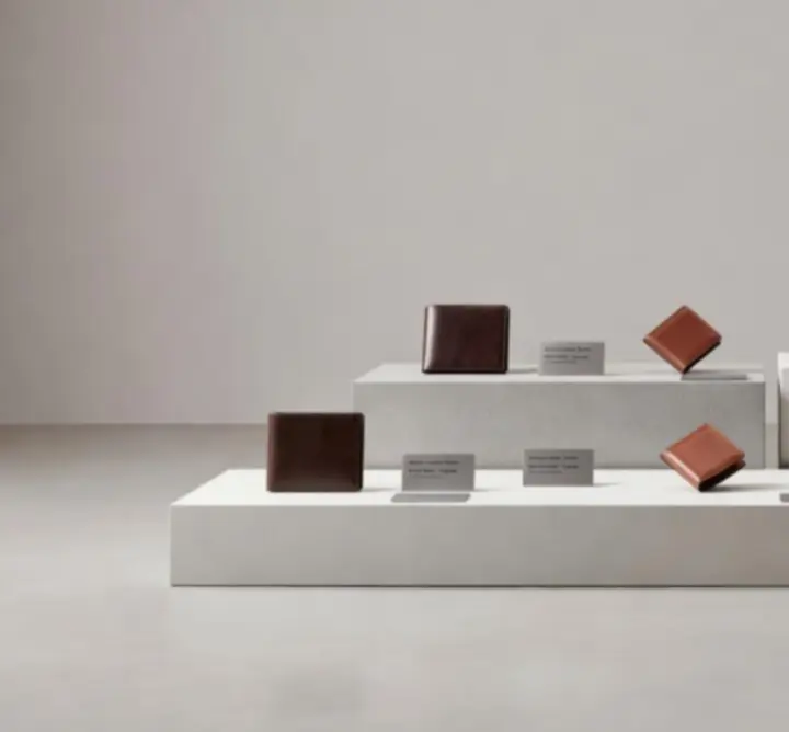 Válogatott kiegészítők esztétikus elrendezésben