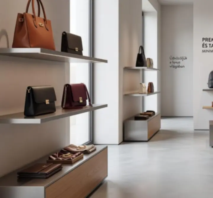 Prémium táskakollekciók elegáns elrendezésben