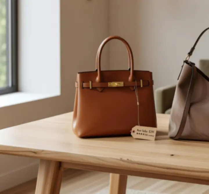 Válogatott legnépszerűbb női kézitáskák letisztult elrendezésben.