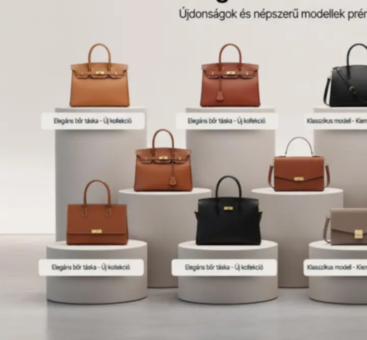 Újdonságként érkező, elegáns táskák kiemelt bemutatása